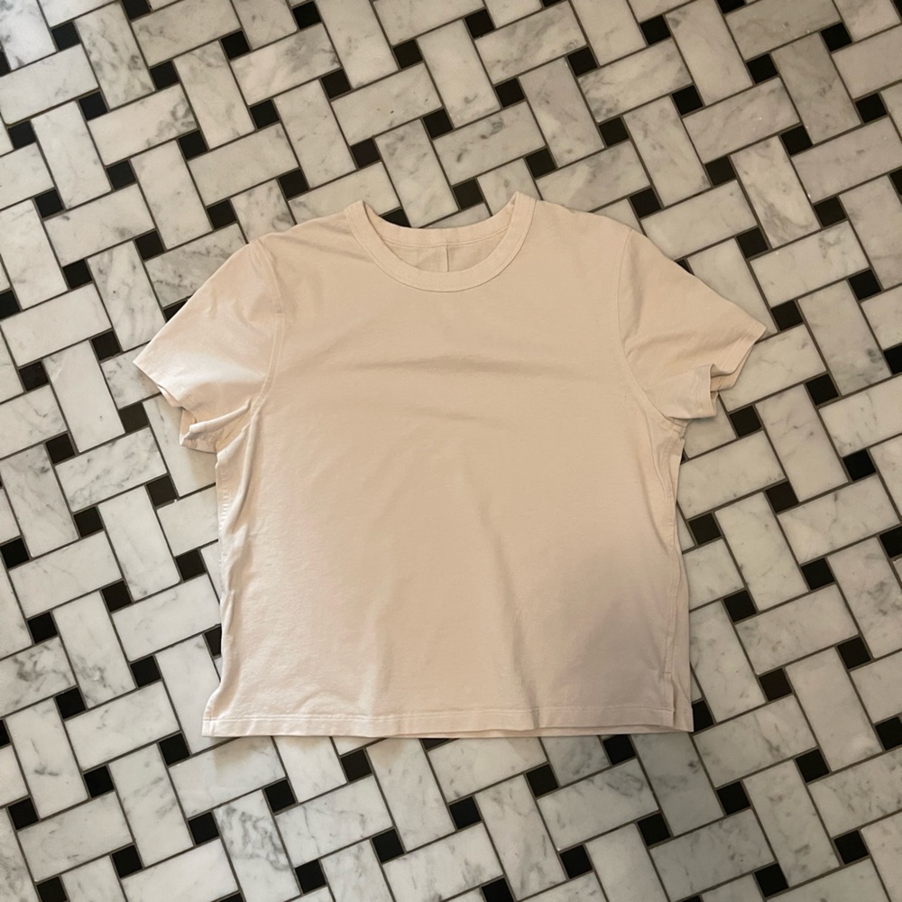 Lululemon 🍋 Classic Fit Cotton Blend T-shirt White Opal